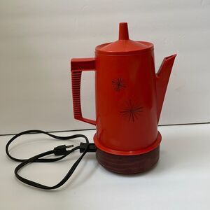 VINTAGE 70s REGAL POLY‎ PERK PERCOLATOR IN RED